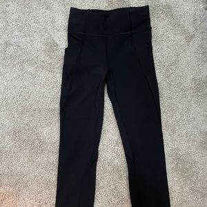 Lululemon Black Crop Leggings Size 4